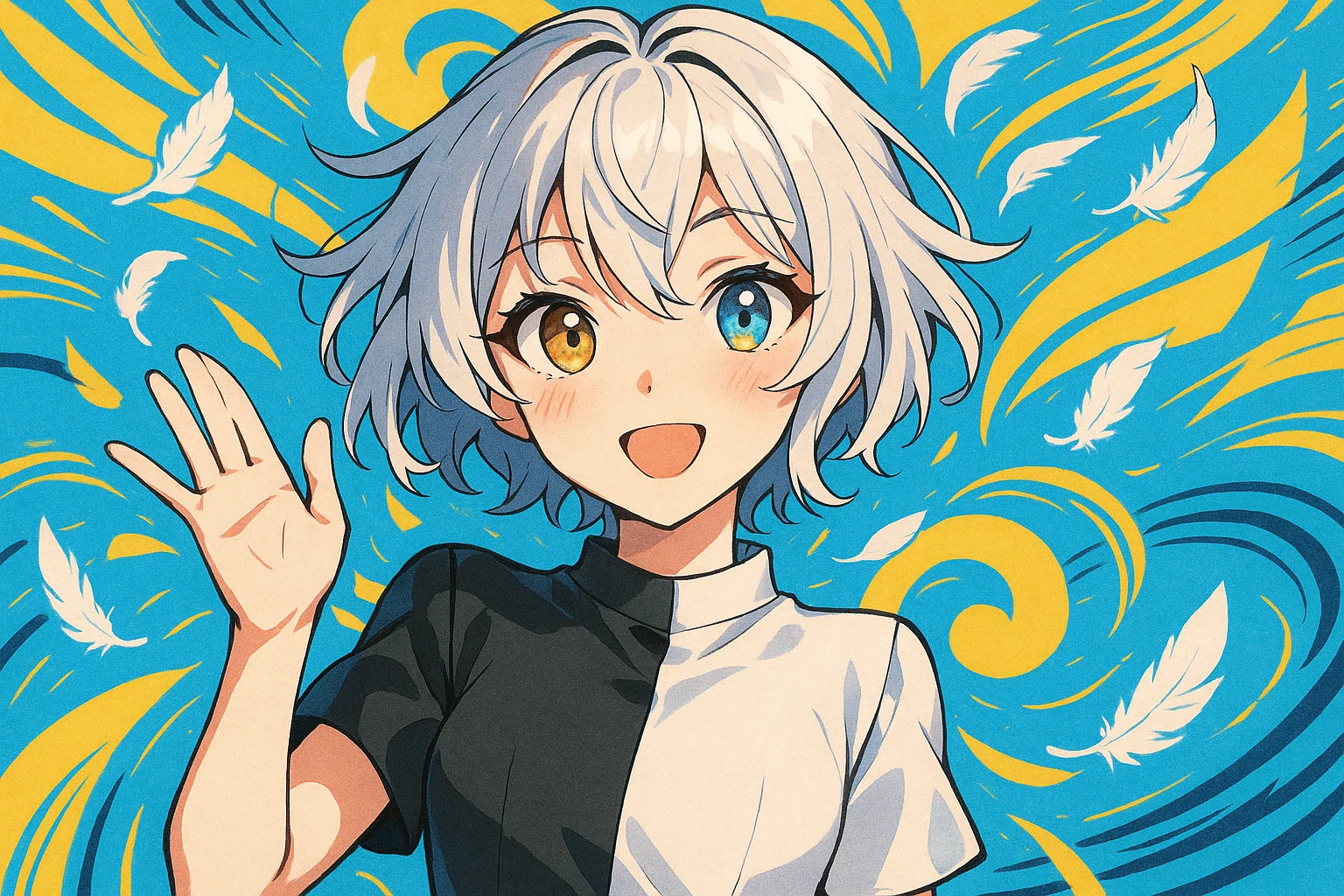 プロンプト無料公開 #010】【黄道十二星座】：双児宮の乙女 - 双子座