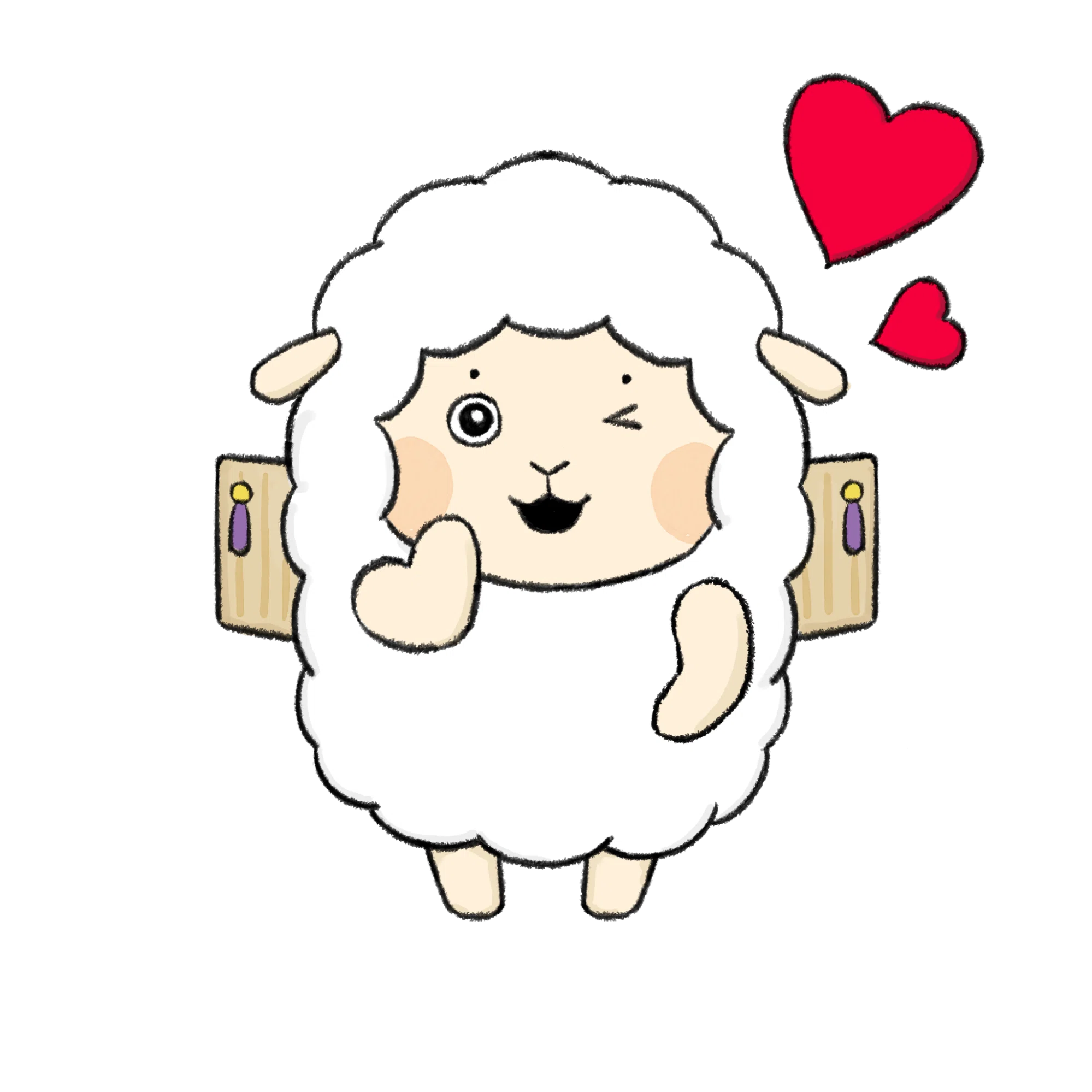 ひつぎひつじLINEスタンプ発売記念ーひつぎひつじ誕生秘話ー｜〈明るい