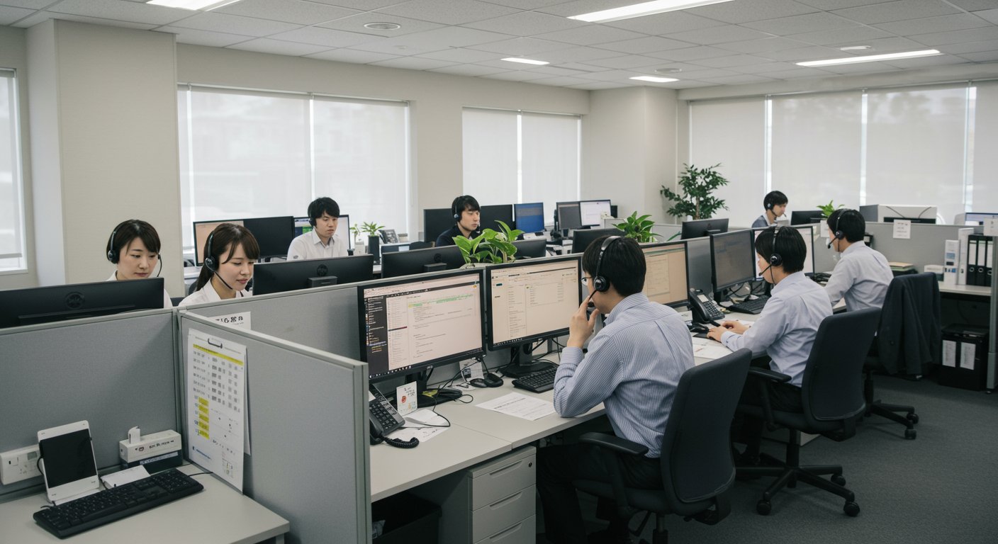 高品質なコールセンターサービスを提供するプロフェッショナルスタッフ