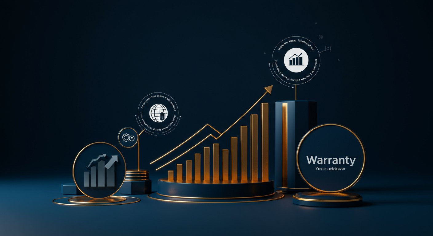 ブランド価値向上とビジネス拡大を表現する画像