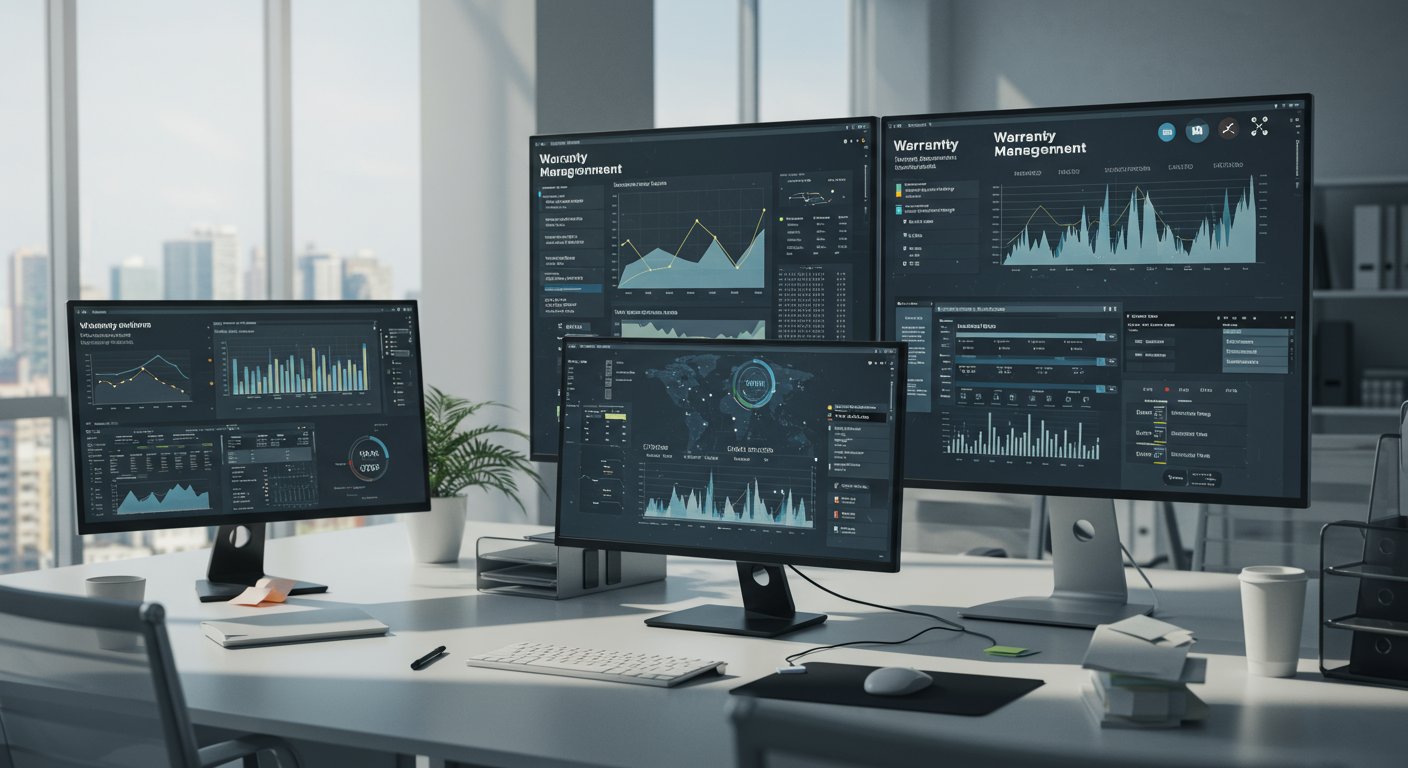 最新技術を活用した保証管理システムの画面
