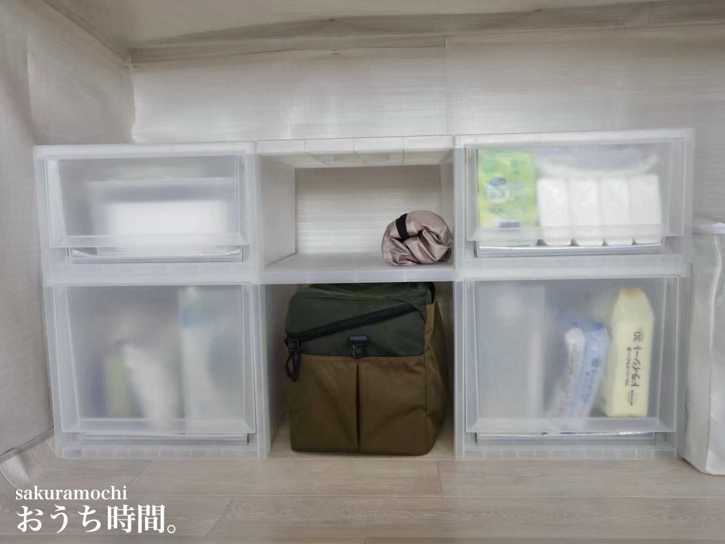 1つ目の押入れDIY・収納について - 完 - 】エコバッグの定位置と