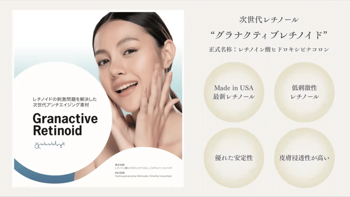 次世代レチノール「グラナクティブレチノイド」配合 ― TooBの新