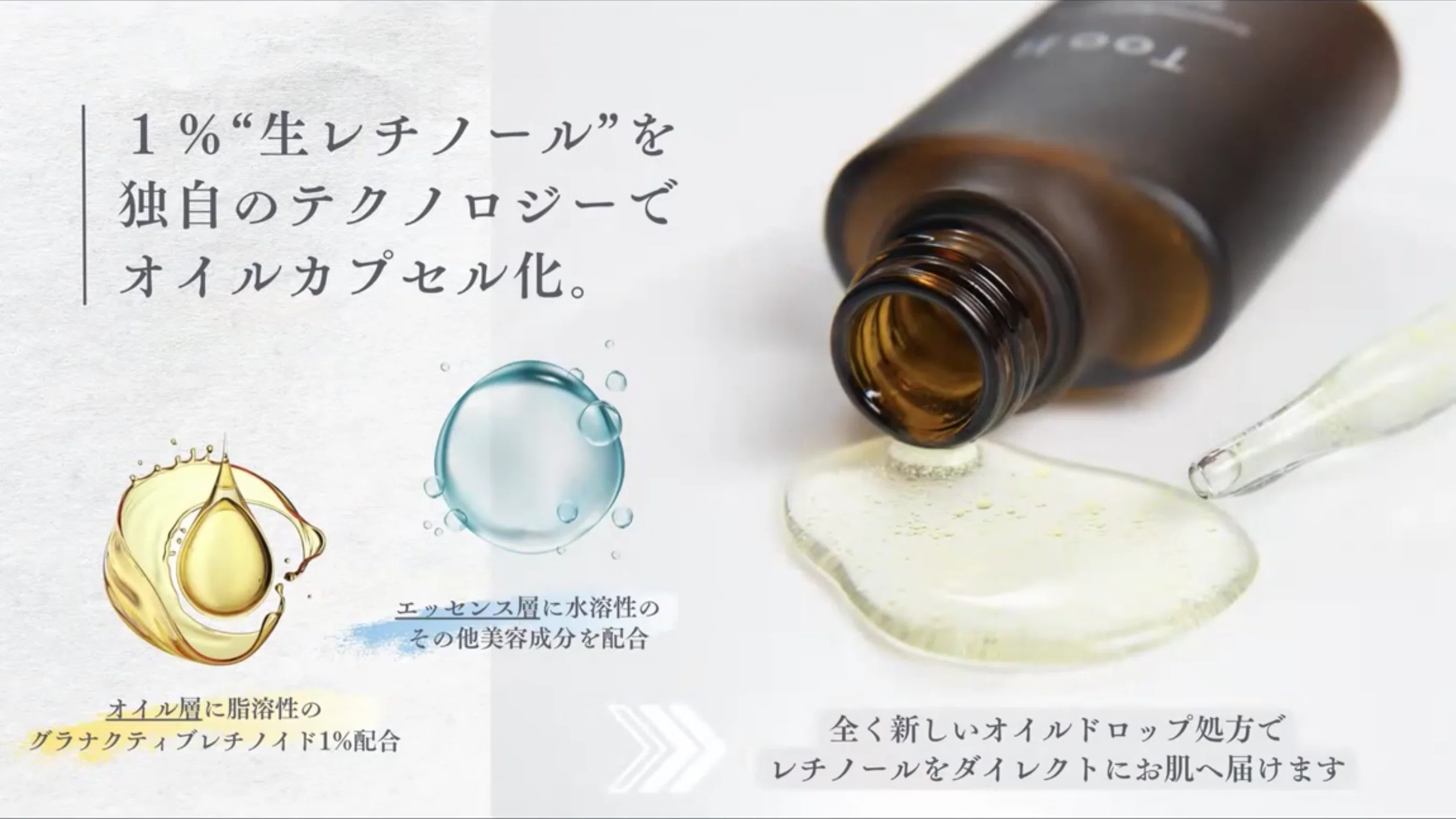 次世代レチノール「グラナクティブレチノイド」配合 ― TooBの新