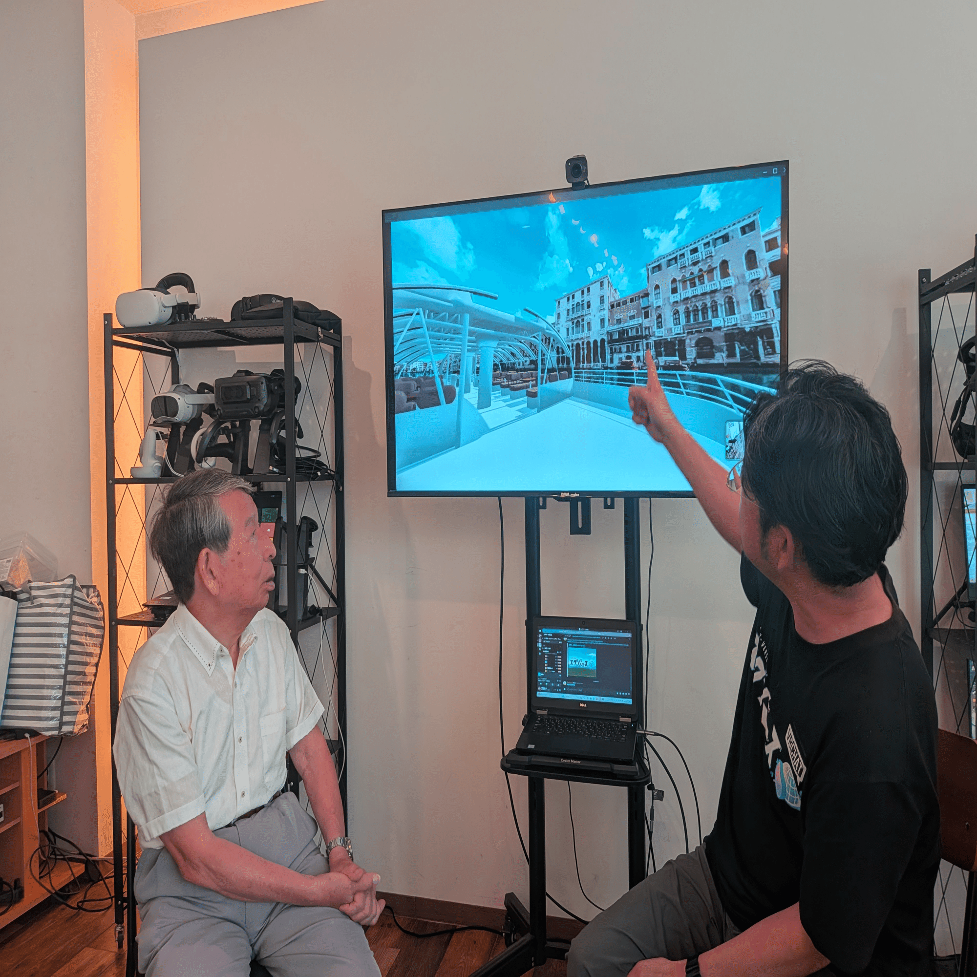 スペースインベーダー』生みの親 西角友宏さんがスグバースを体験