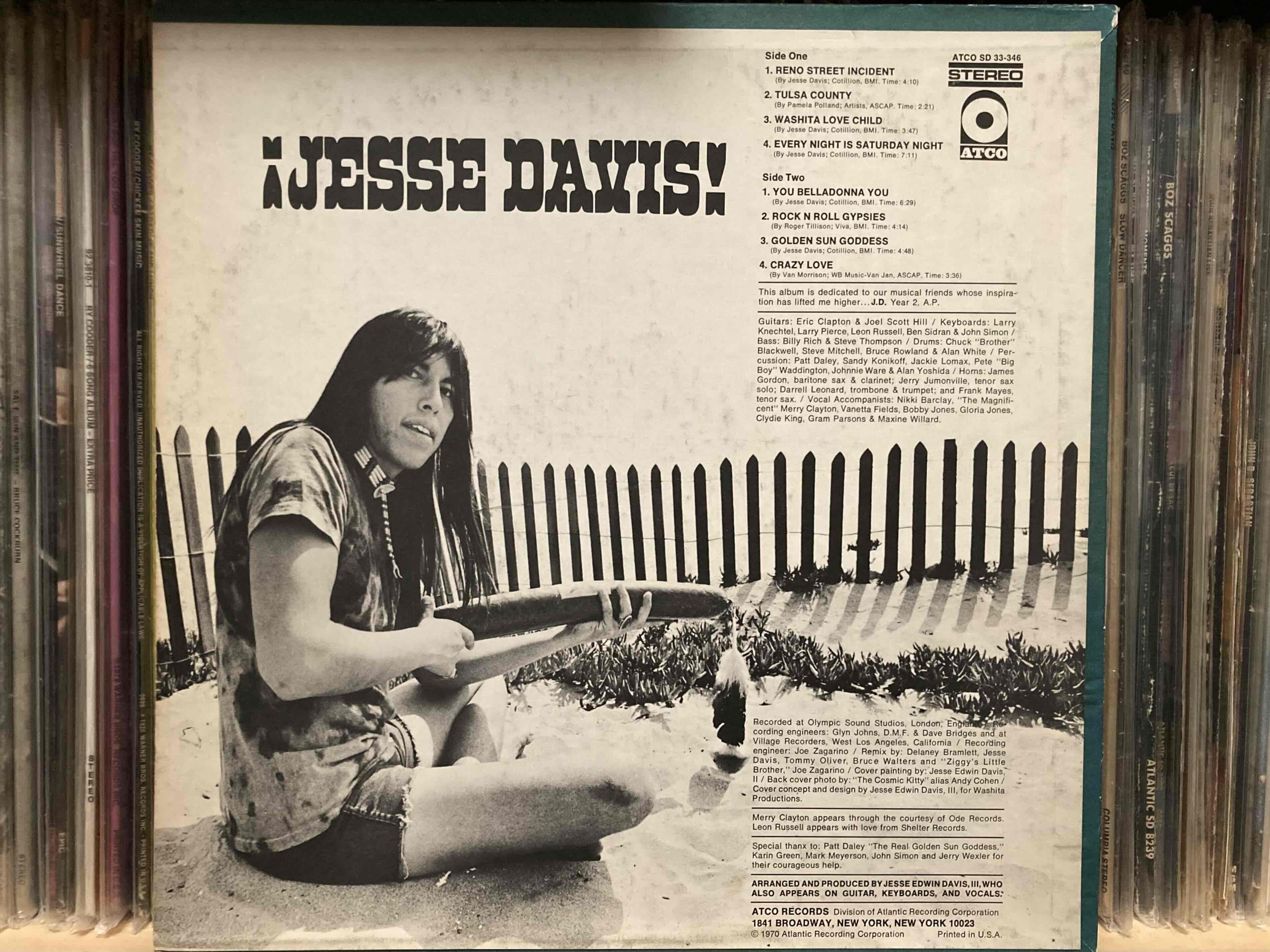 Jesse Davis [Same ] Atco SD33-346 ｜naruru's Record
