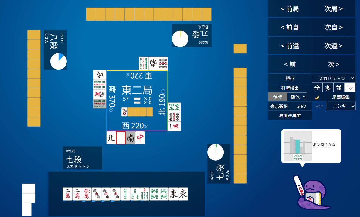 天鳳十段タッチを目指して毎日更新する麻雀note1171日(1休)｜メカZ