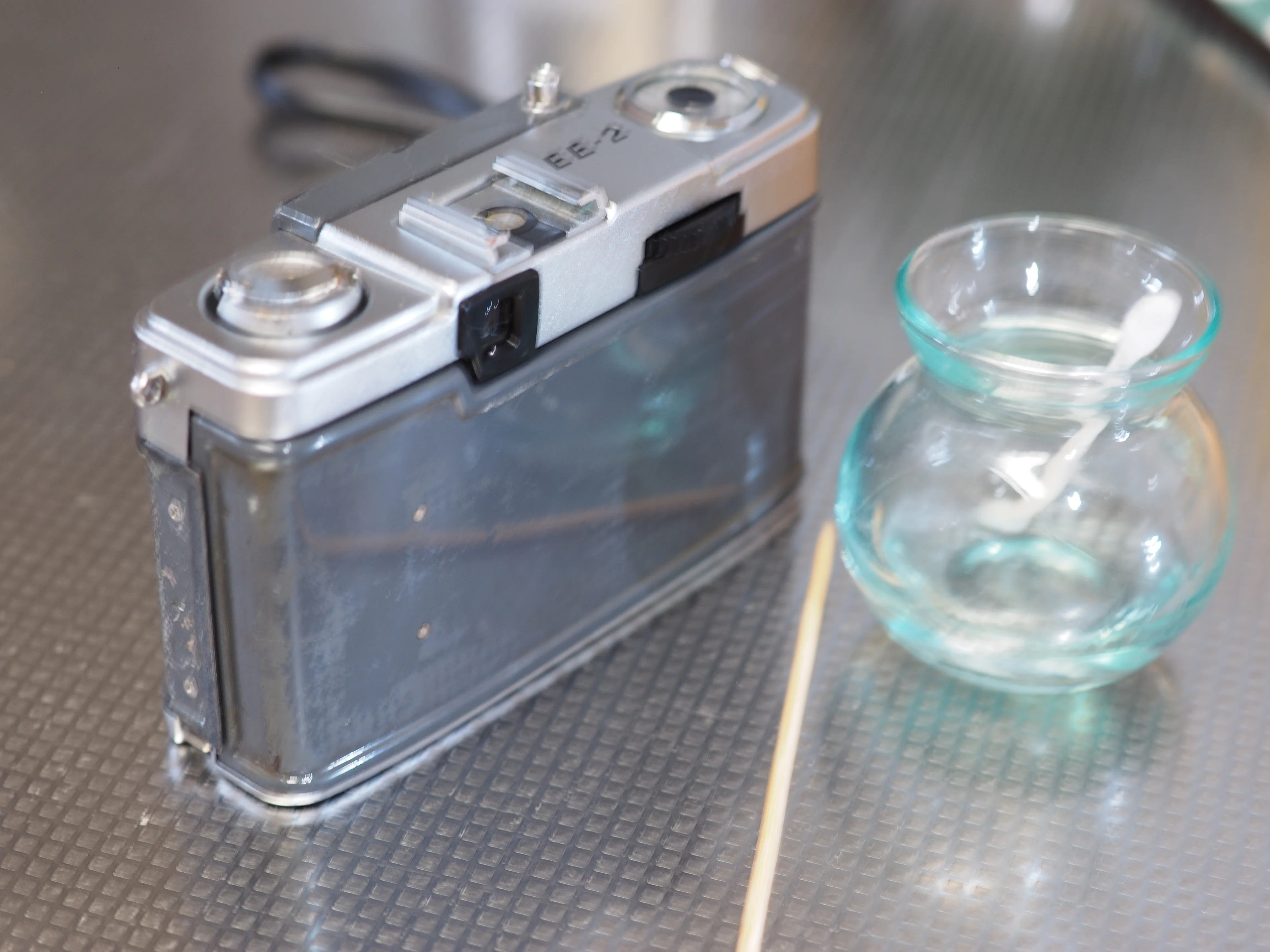 ＜作例あり＞OLYMPUS PEN EE2 試写済み　貼り革新品 Olympus Penシリーズ 専用貼り革キット - Aki-Asahi Custom Camera