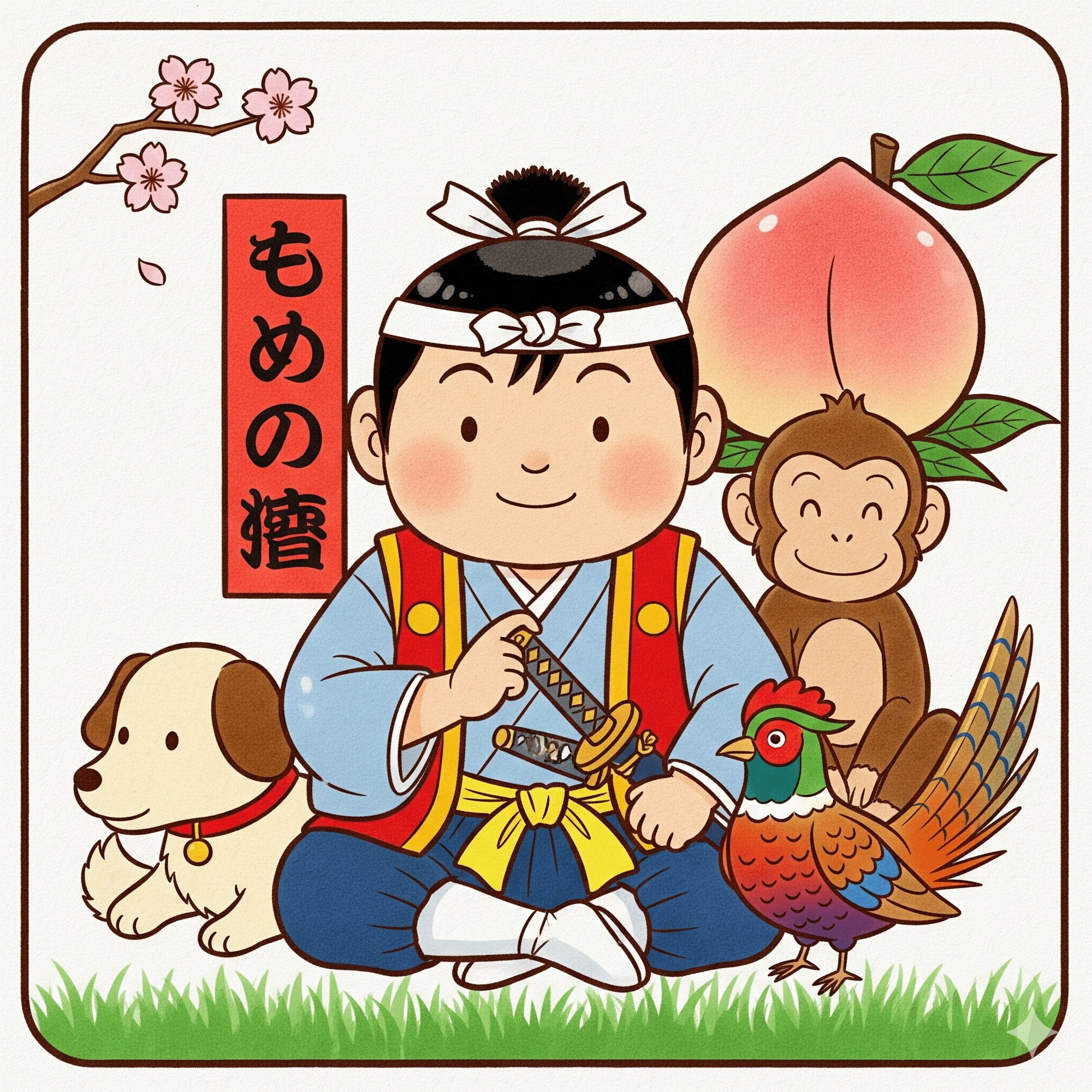 桃太郎屏風 1 桃太郎再駈 - 20周年記念 ARC収蔵名品展示室