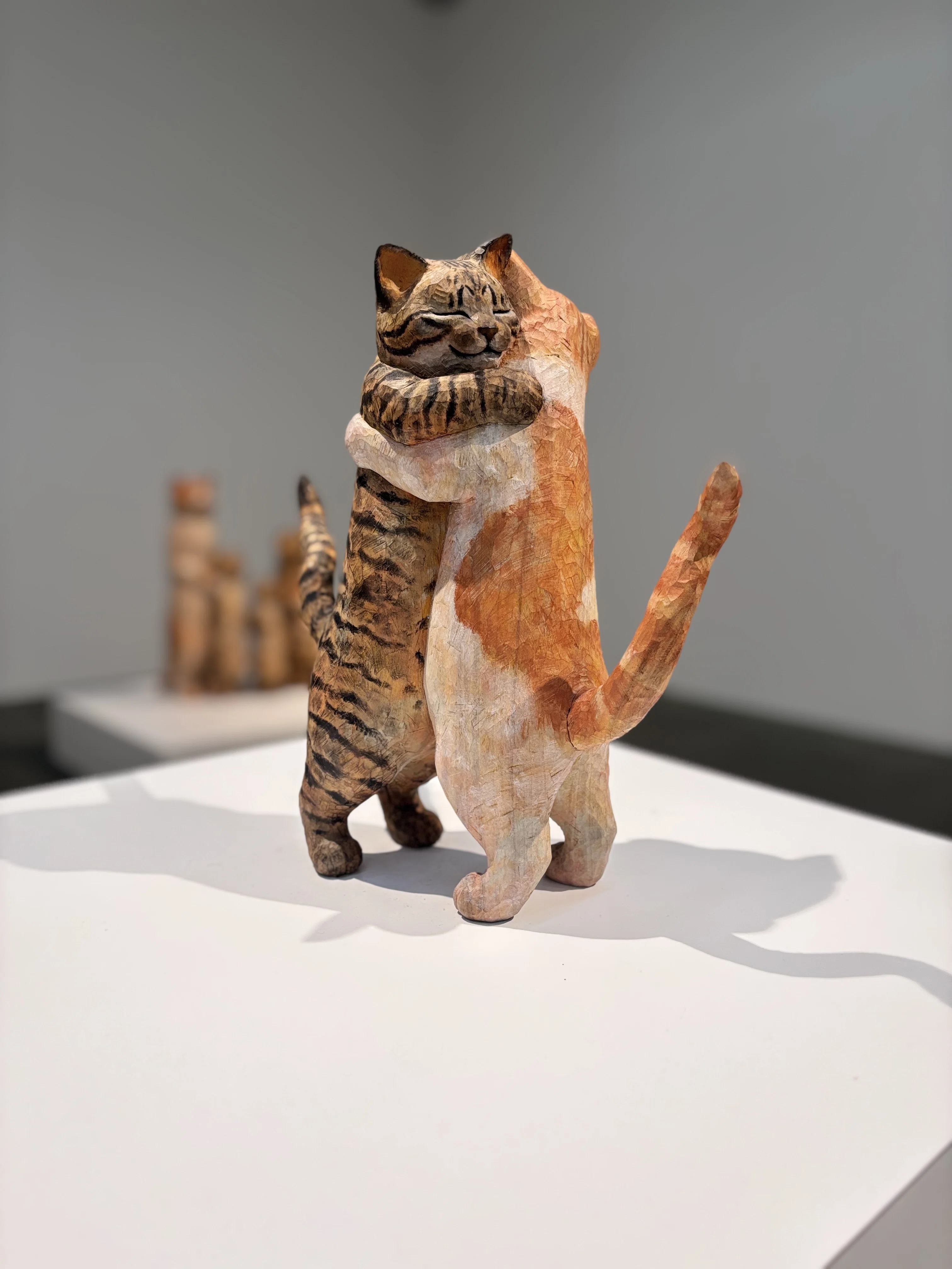 香川から岡山プチ旅「猫、牛窓ニテ」花房さくら木彫展で、あふれる