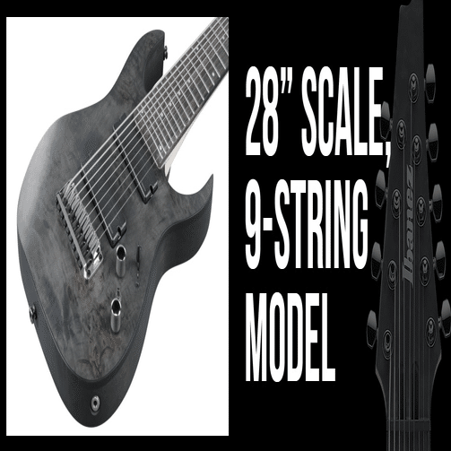 圧巻の9弦ギター「アイバニーズ RG9PB-TGF」でギタリストに新たな