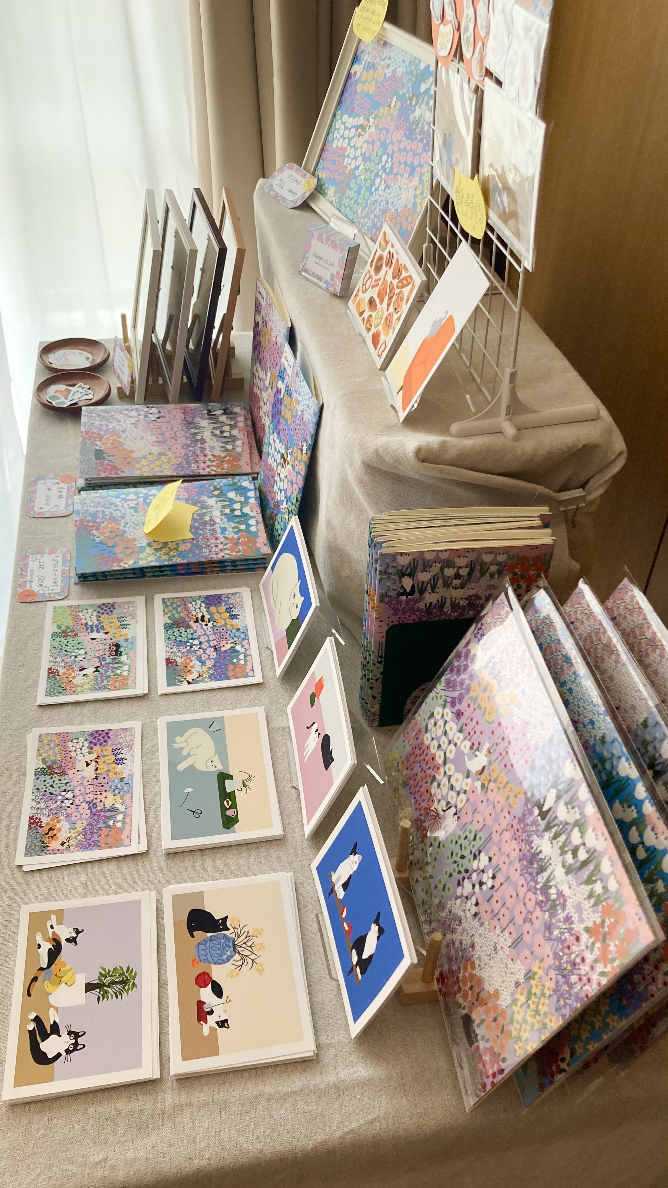 東京ハンドメイドマルシェのディスプレイを考える｜微熱