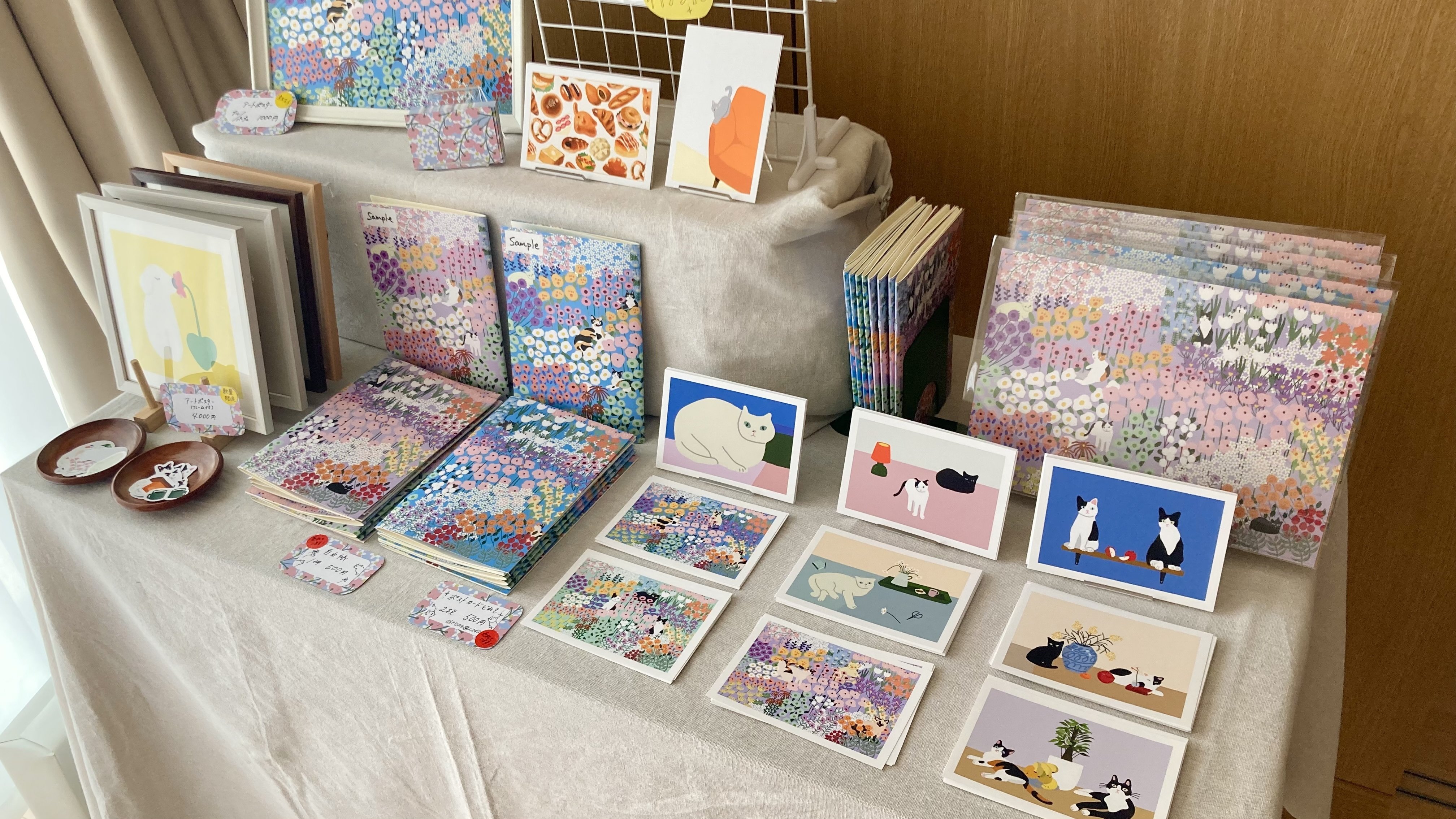 東京ハンドメイドマルシェのディスプレイを考える｜微熱