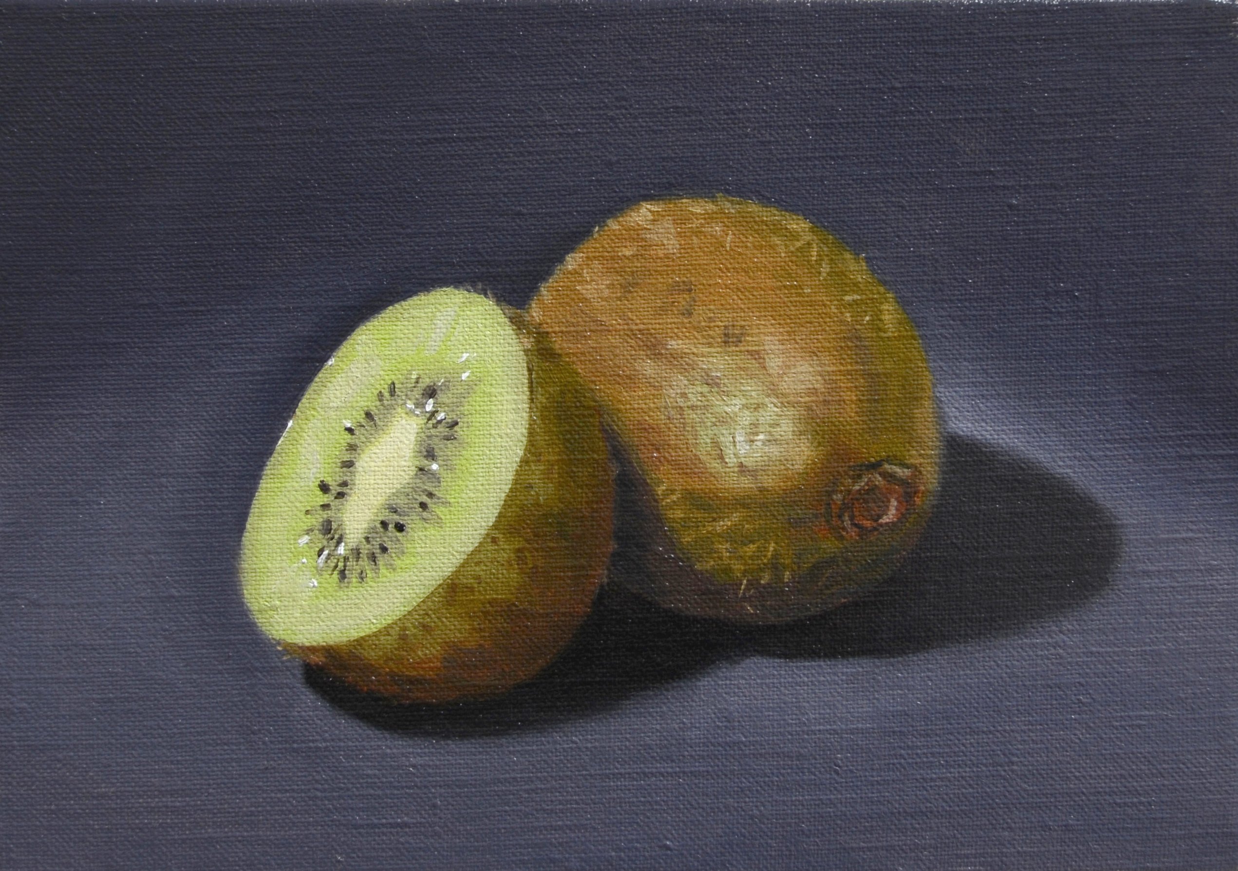 油彩画　キウイの静物 油彩）キウイの静物 | Yui-Fujita-onlineshop