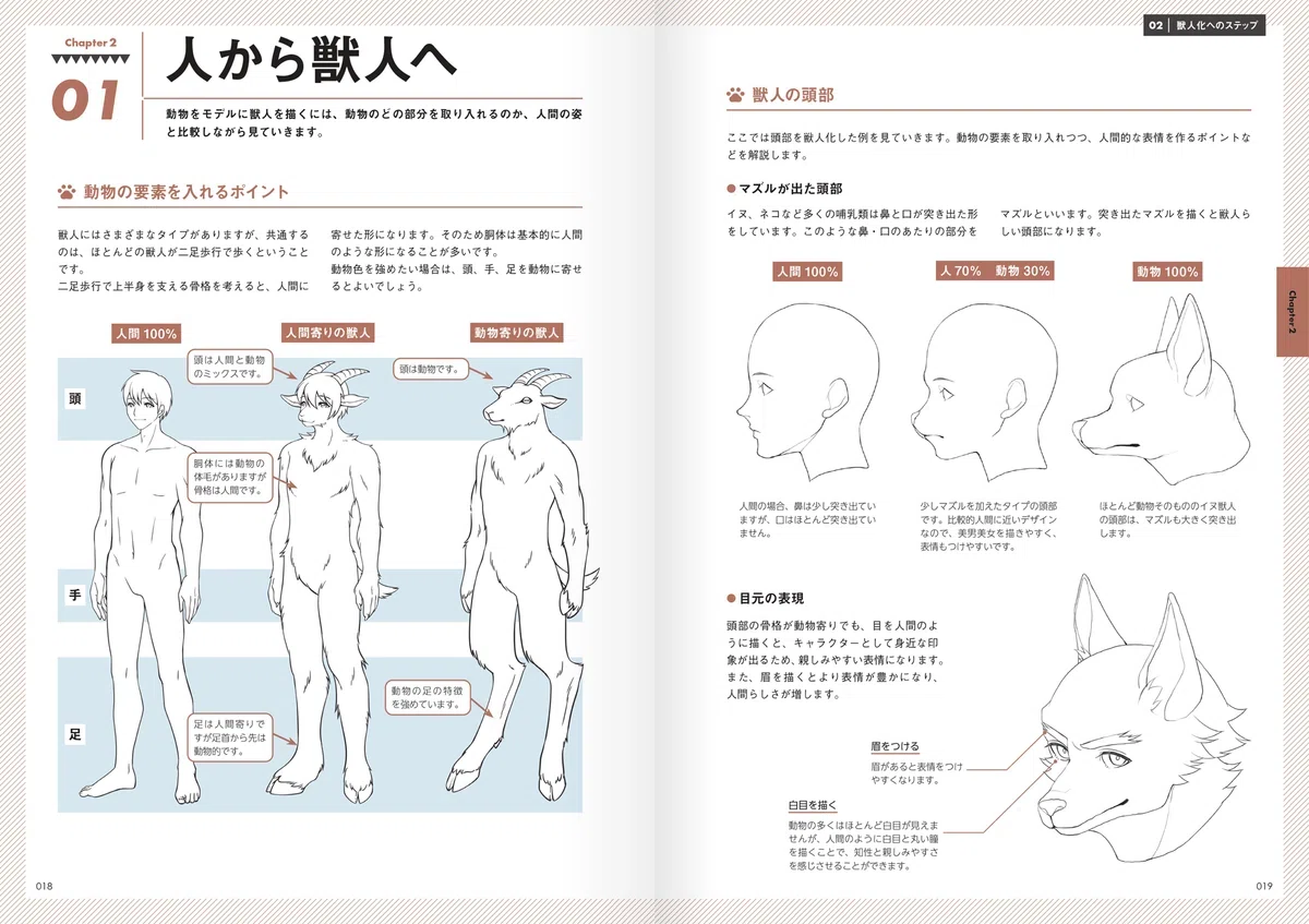 ケモノ愛」が伝わる絵を描くコツ、教えます！獣人キャラの描き方、秘訣