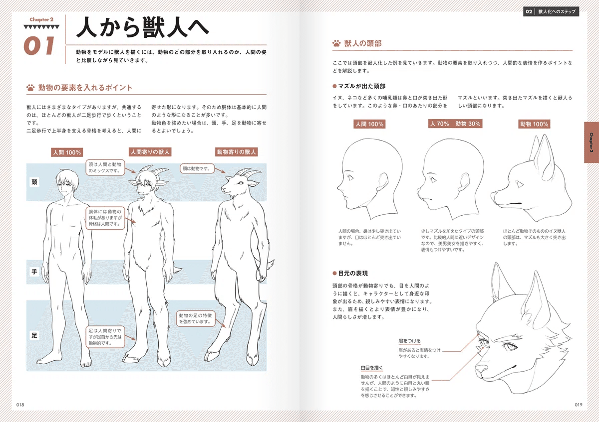 ケモノ愛」が伝わる絵を描くコツ、教えます！獣人キャラの描き方、秘訣
