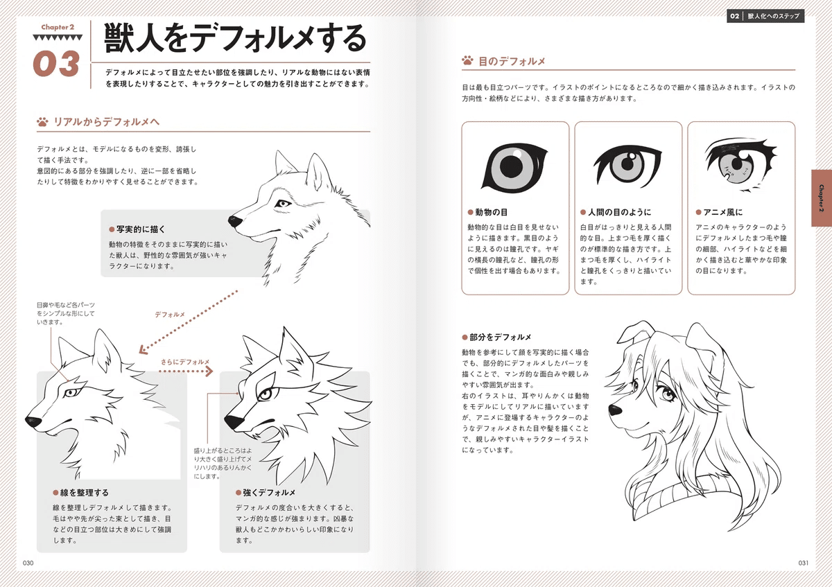 ケモノ愛」が伝わる絵を描くコツ、教えます！獣人キャラの描き方、秘訣