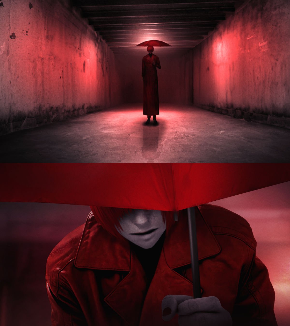 文字化化 赤い傘の男 長鉈の男 文字化化（Homicipher）】キャラクター紹介:赤い傘の男(Mr
