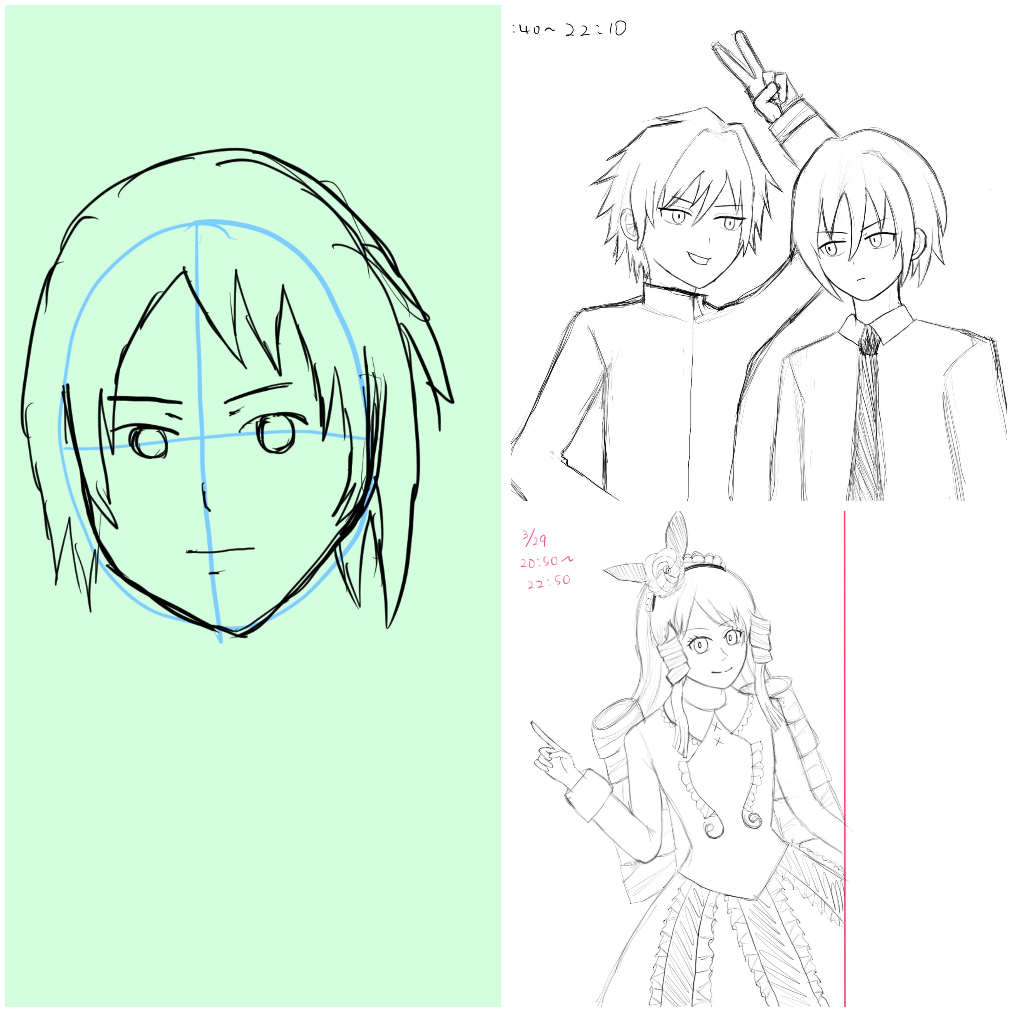 美術成績1のオタクが30代からお絵描きはじめてみた。1ヶ月目｜ハコ