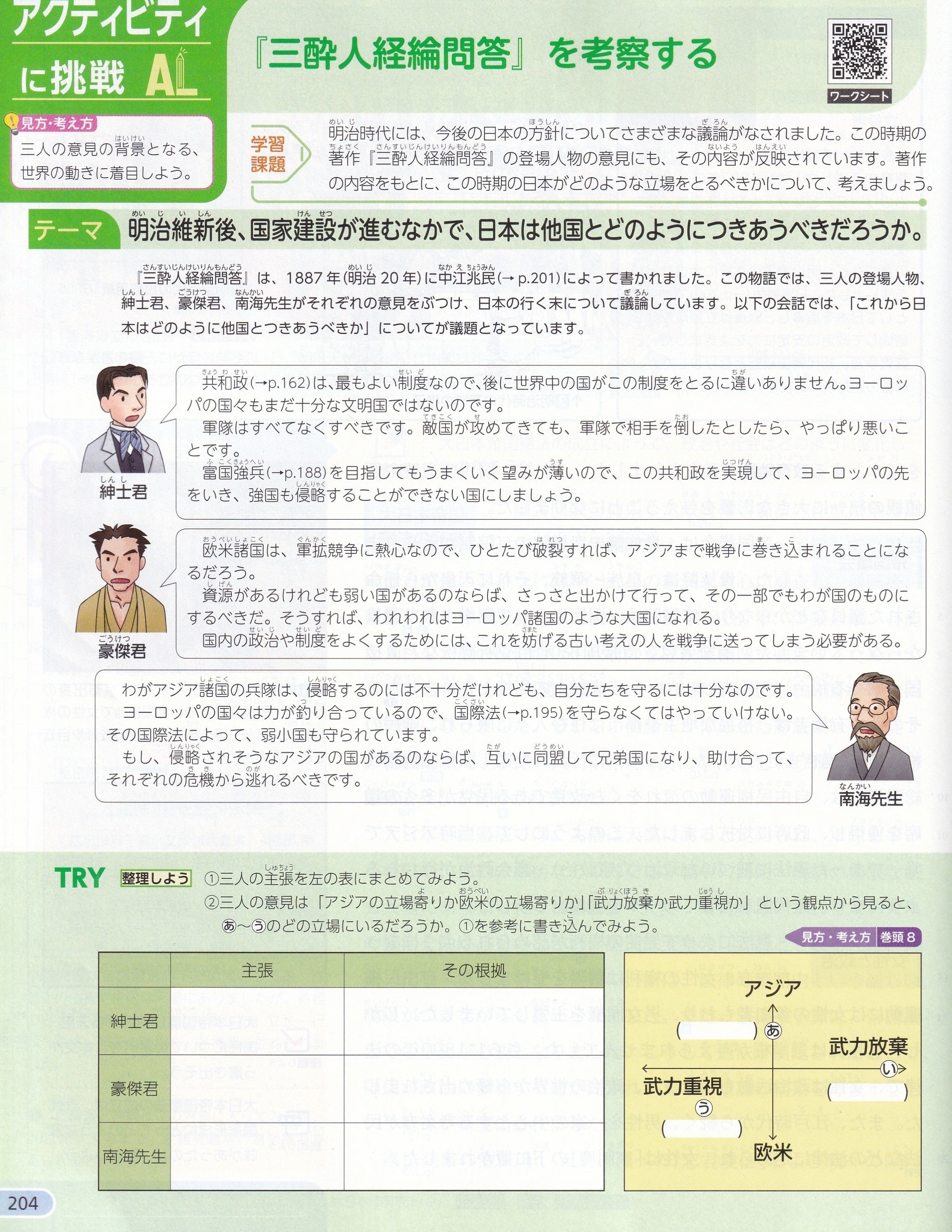 理想の歴史教科書界隈（23）教科書比較⑧コラムその1｜Hiroshi