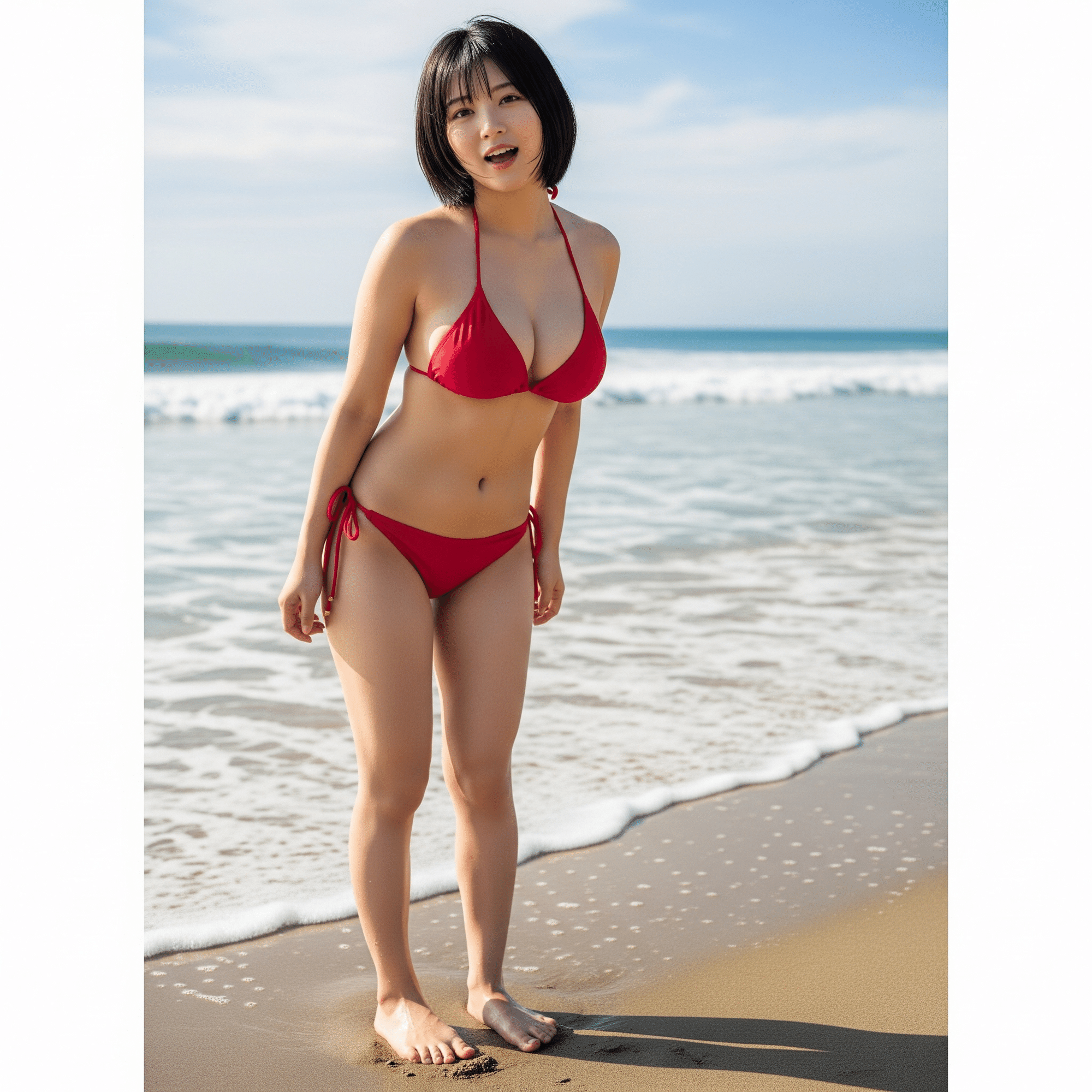 ある日の極楽蜻蛉127：赤いビキニ：挿入曲「ビキニスタイルのお嬢さん