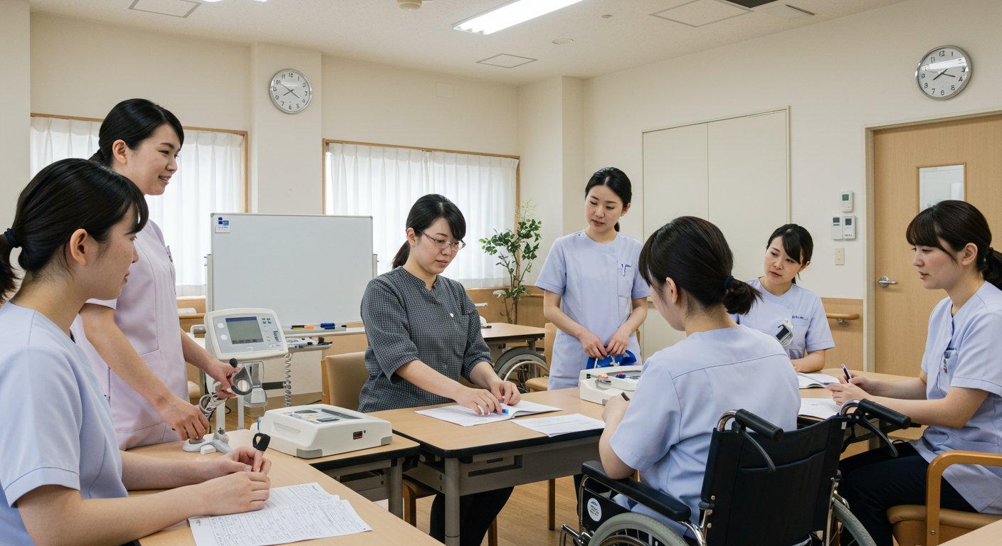 介護職員の研修風景