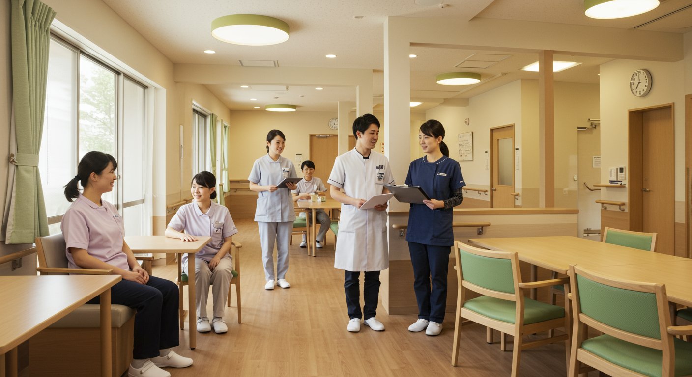 外国人介護人材の活用を表す画像