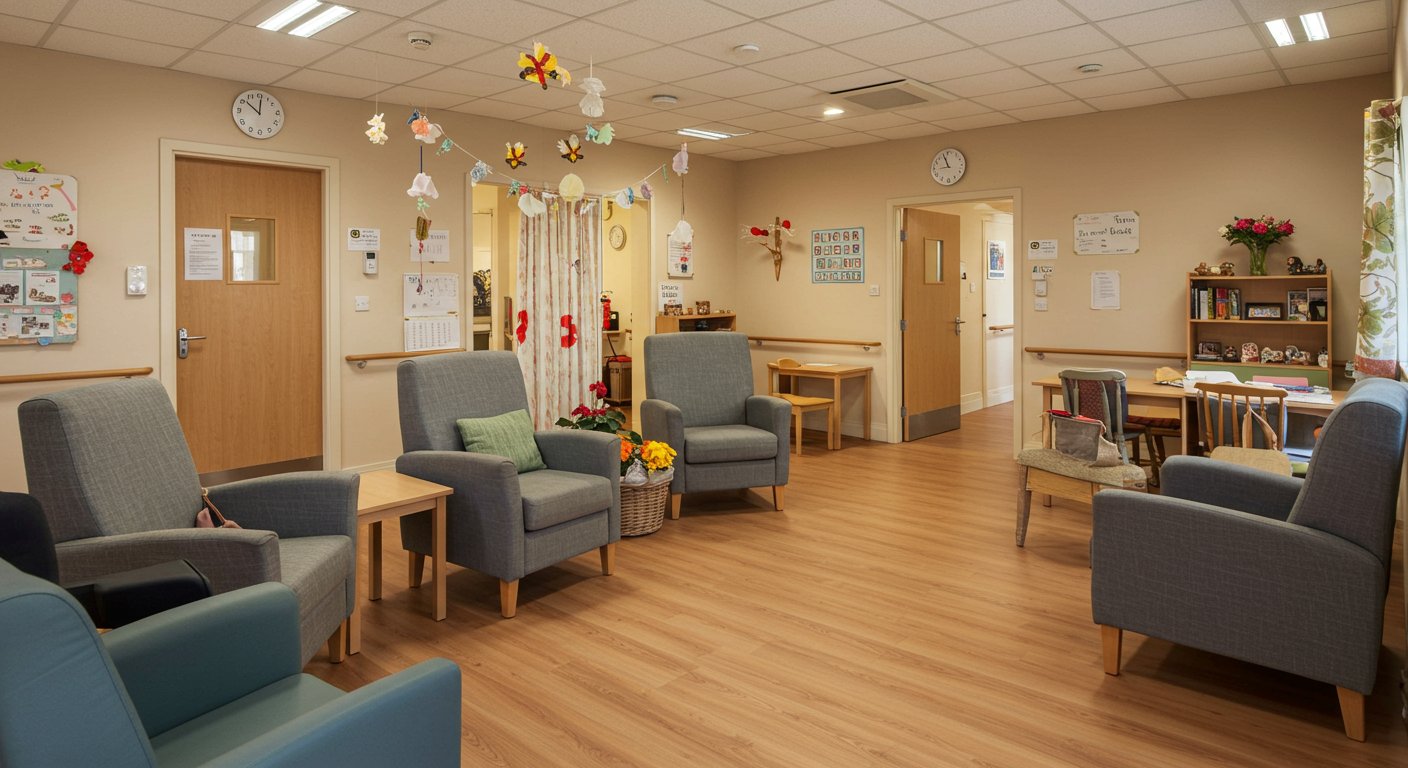 介護施設の独自の強みや特徴を表現した様子