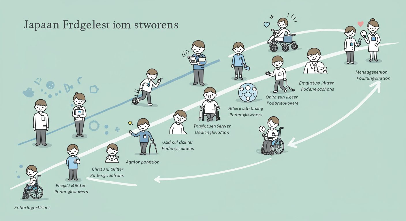 介護職員のキャリアパス図