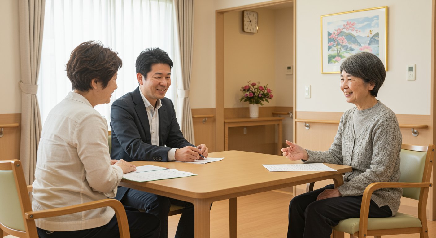 介護施設での採用面接