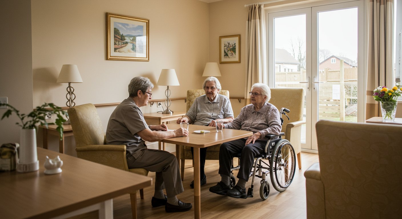 アットホームな中小介護施設のチーム