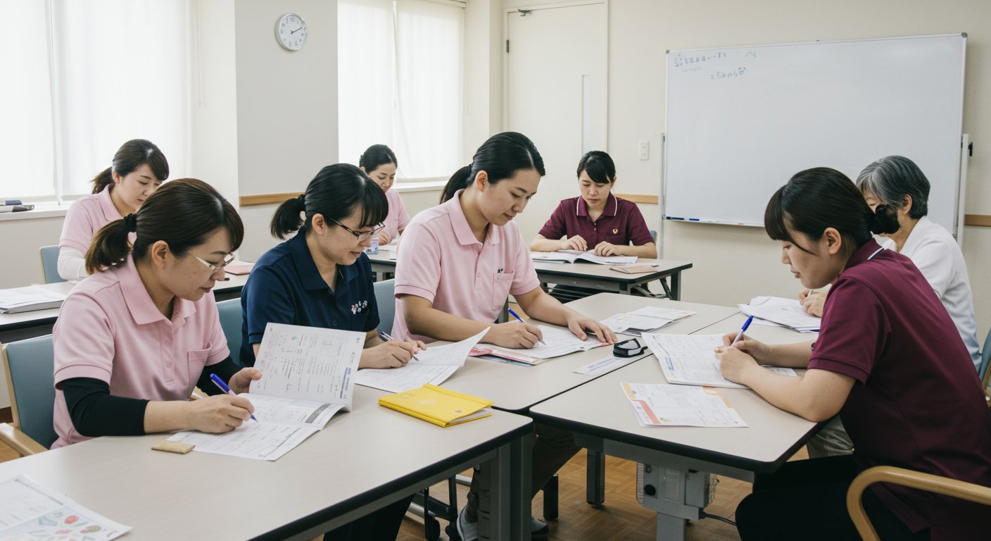 介護職員の研修風景