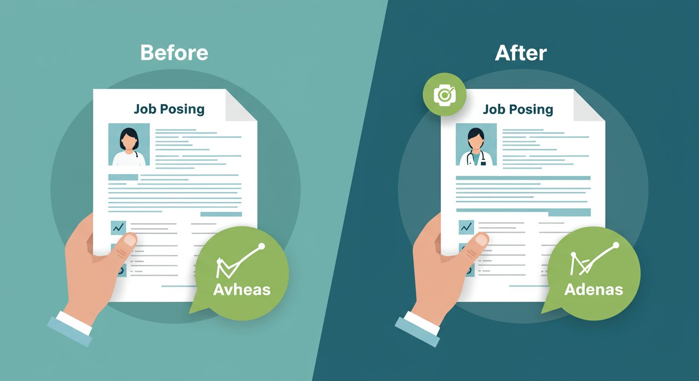 求職者目線で書かれた介護求人原稿のイメージ