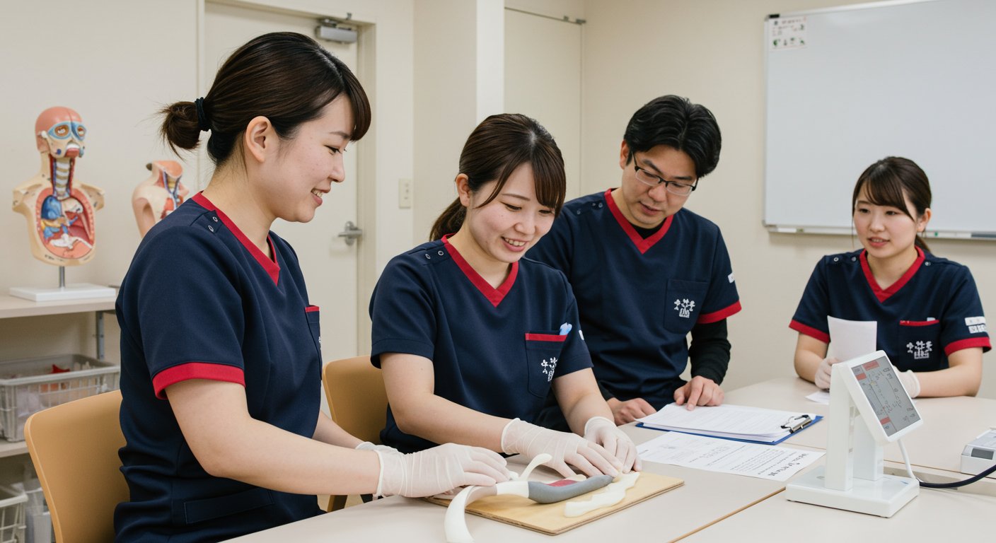 介護職員の研修風景