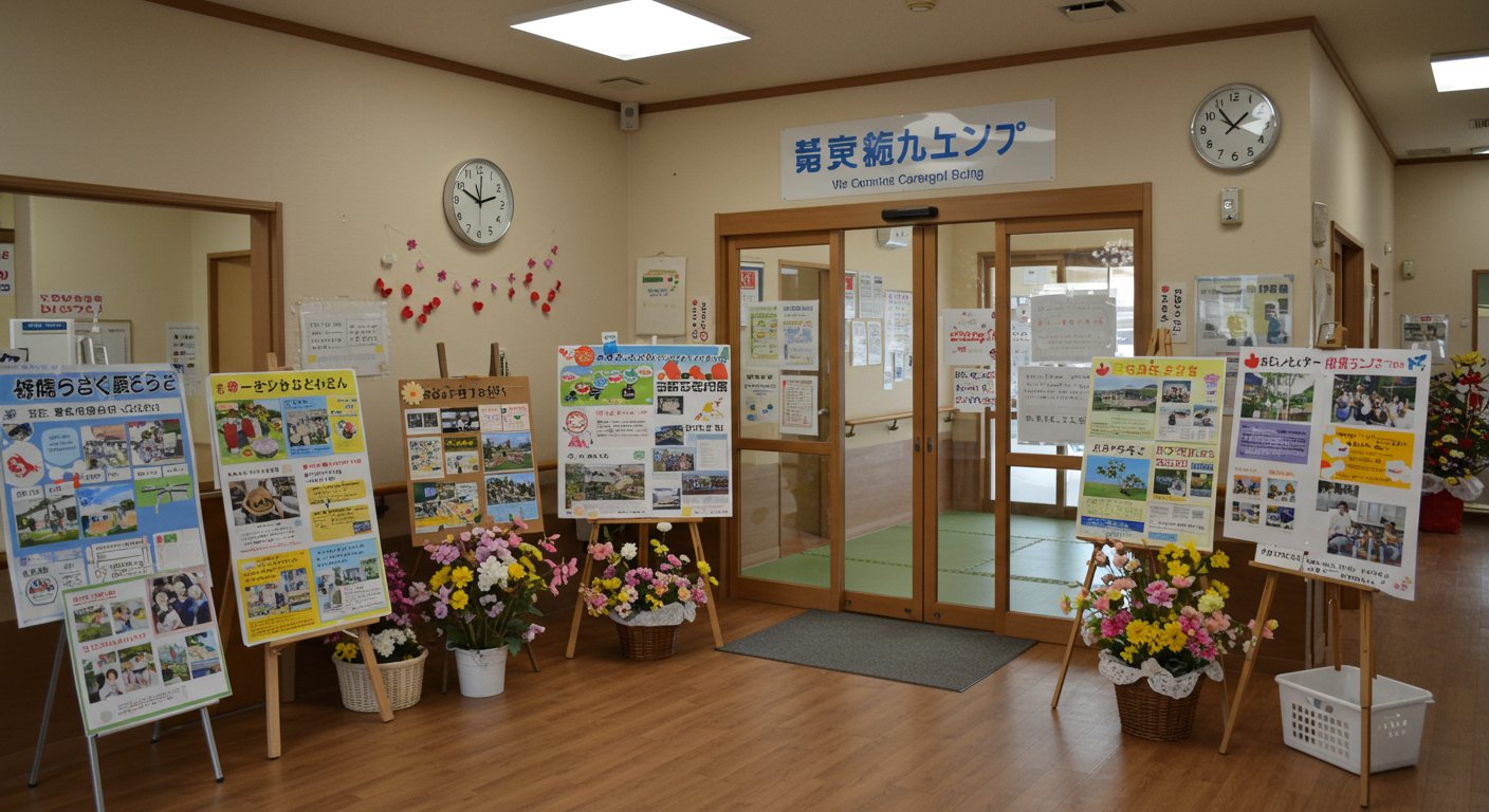 地域住民向け介護施設見学会の様子