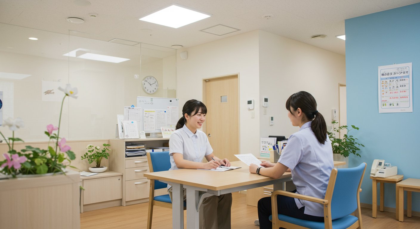 介護職の面接シーン