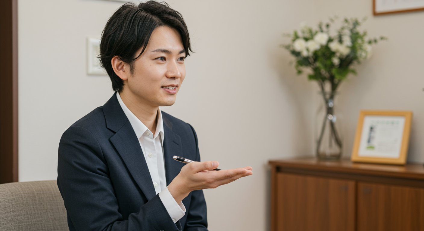 施設の理念に共感を示す様子