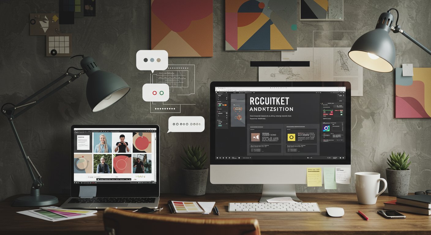 採用広告クリエイティブの最適化イメージ