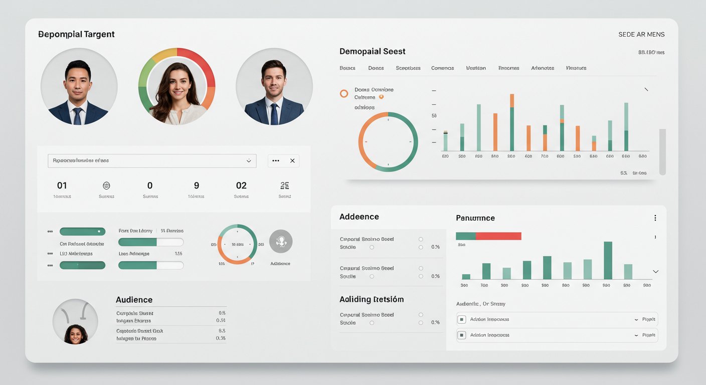精密なターゲティング設定のイメージ