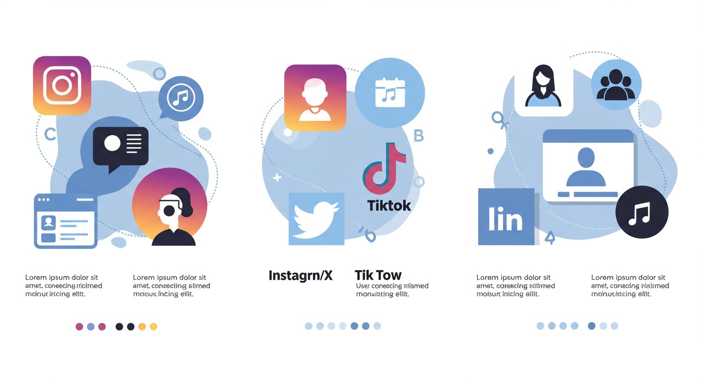 SNSプラットフォーム別の特性と活用方法の比較