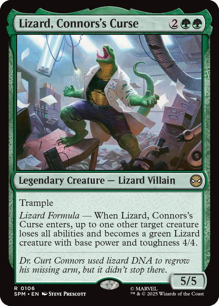 MTG】4/5/5トランプルのコナーズの呪い、リザードくる【スタンダード