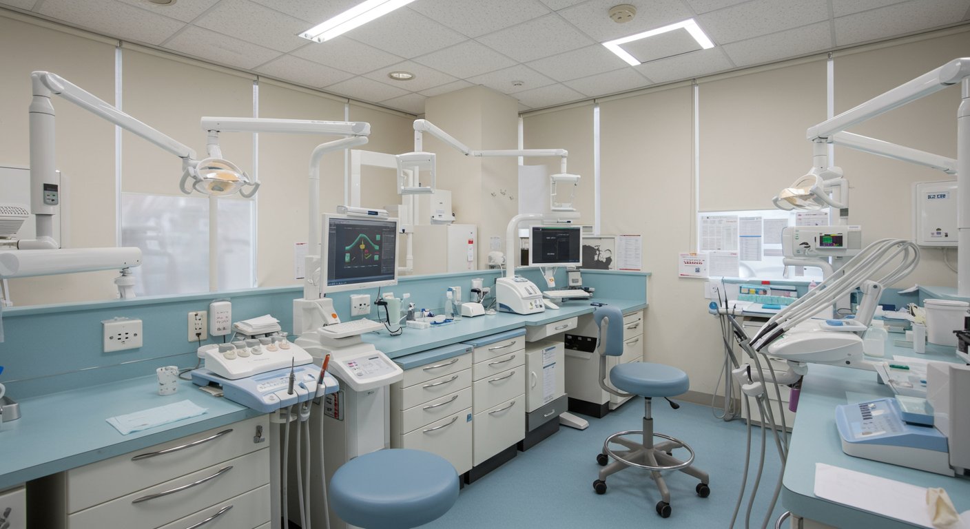 歯科医院での技工作業環境