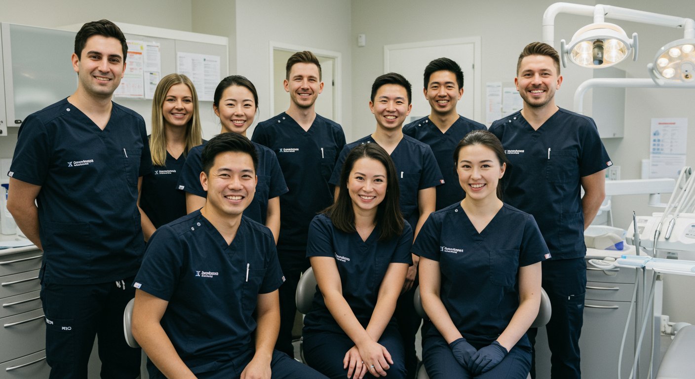 採用成功を喜ぶ歯科医院スタッフ