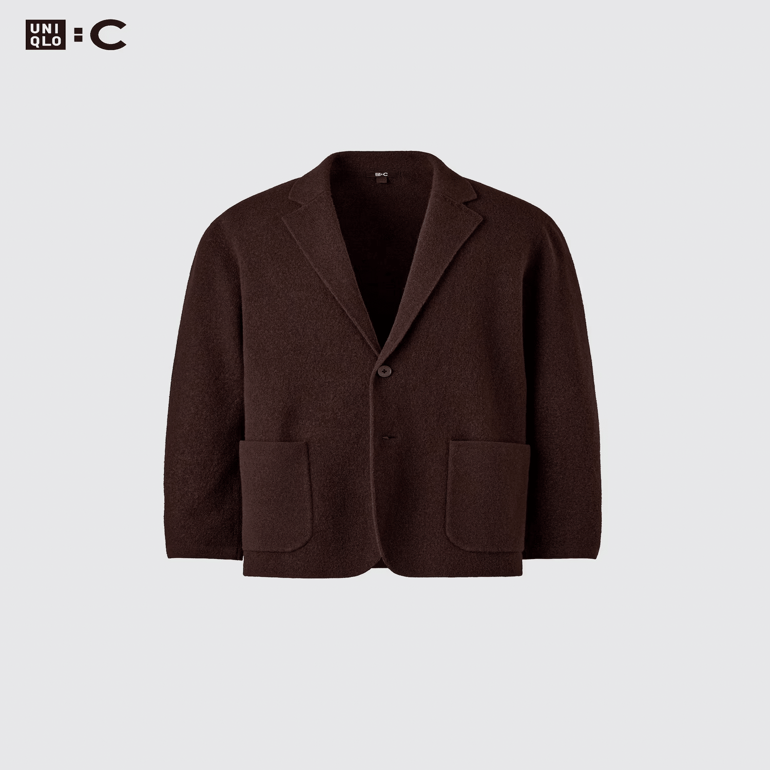 完売品・美品】UNIQLO C パフテックハーフコート（ダークブラウン・L