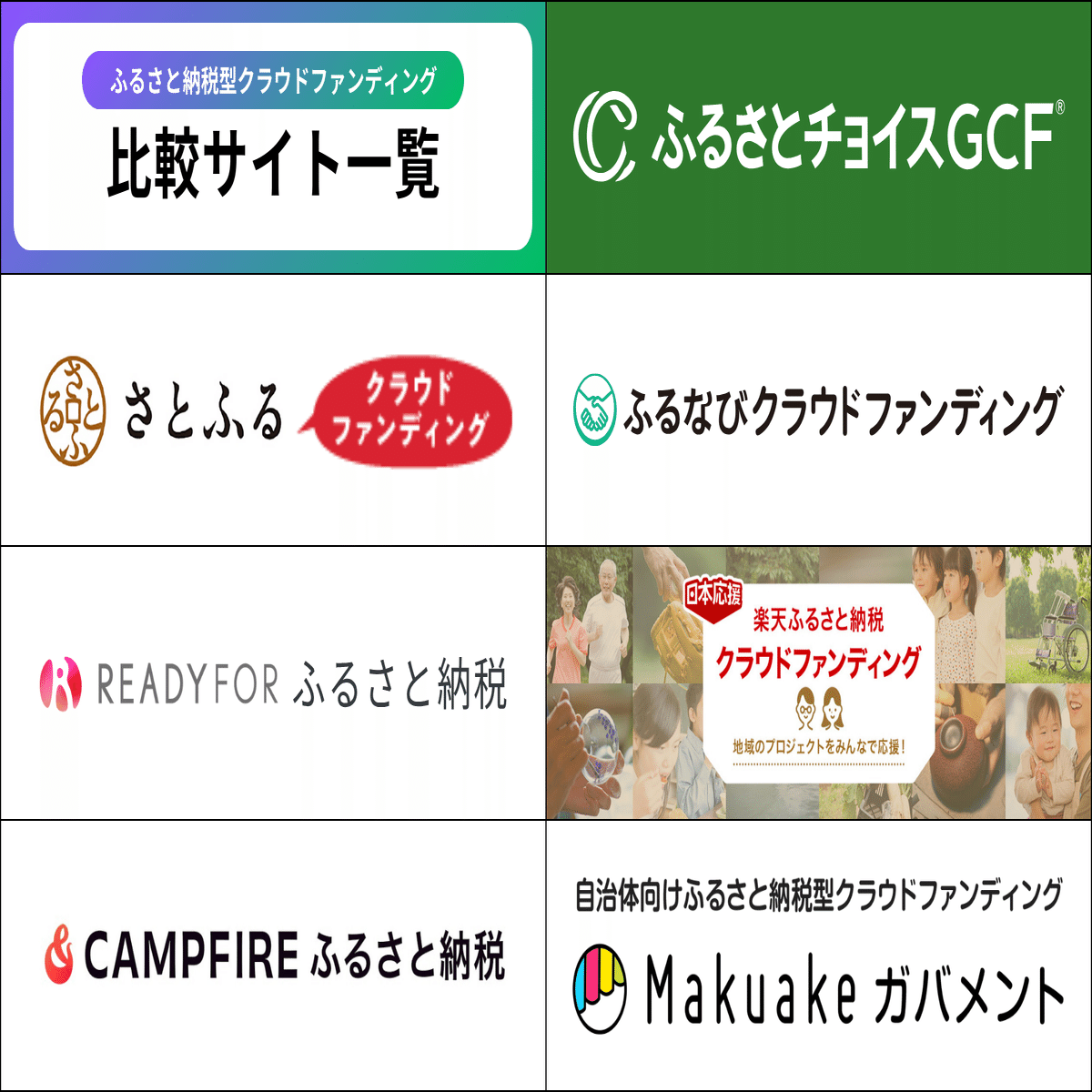 保存版】ふるさと納税型クラウドファンディング主要サイト比較！違いと特徴を徹底解説｜りょうかん