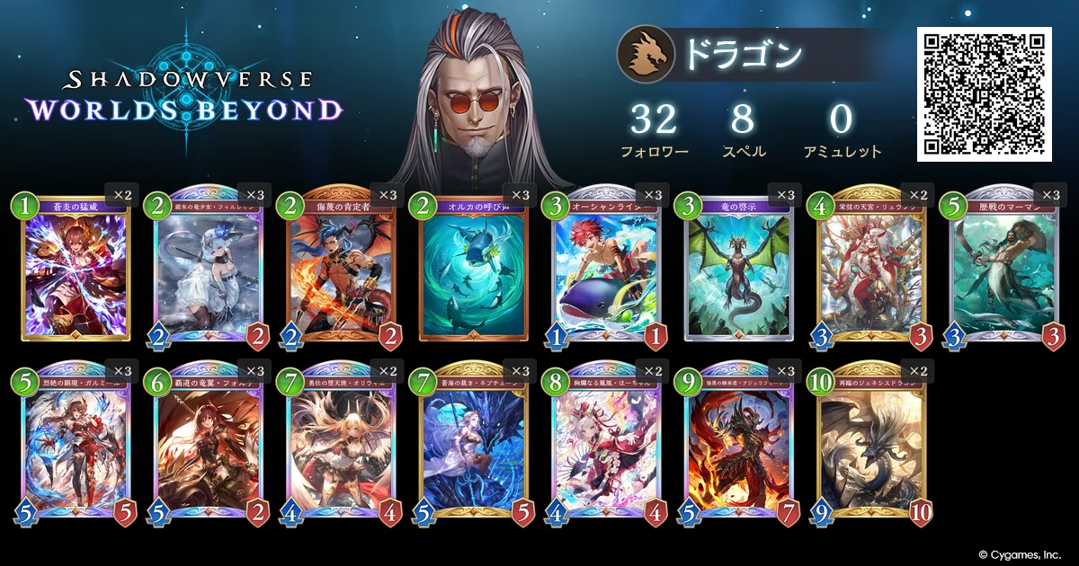 侮蔑ドラゴンの対戦メモ[絶傑の継承者]【ShadowverseWB/シャドウバース