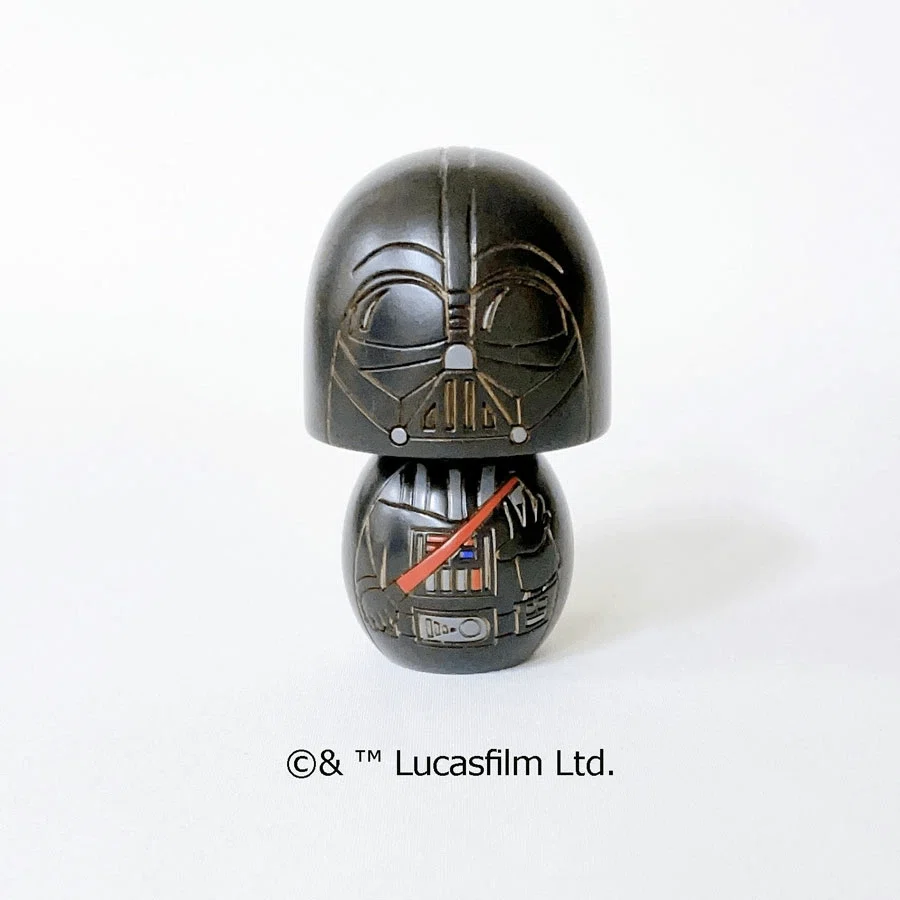スターウォーズ ダース・ベイダー こけし 2013年限定モデル　2対 手のひらの暗黒卿。スター・ウォーズ「ダース・ベイダーこけし」が