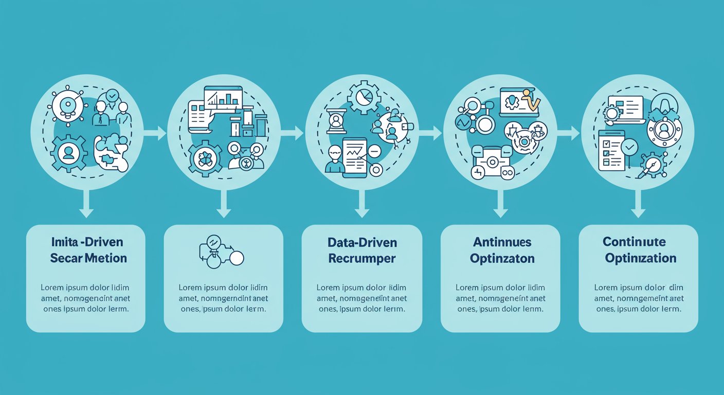 SNS採用×データ分析の導入6ステップ図解