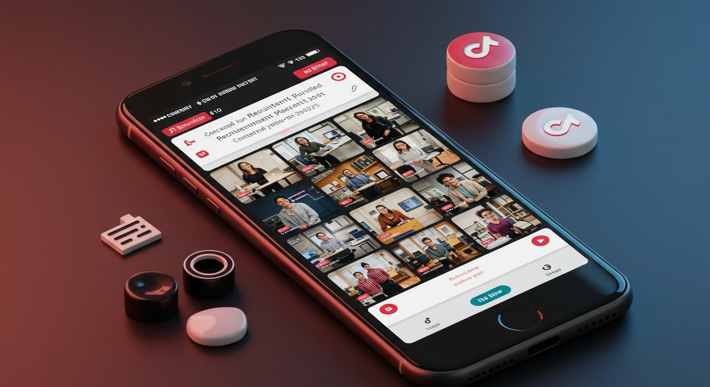 TikTokを活用した採用広告の成功事例イメージ