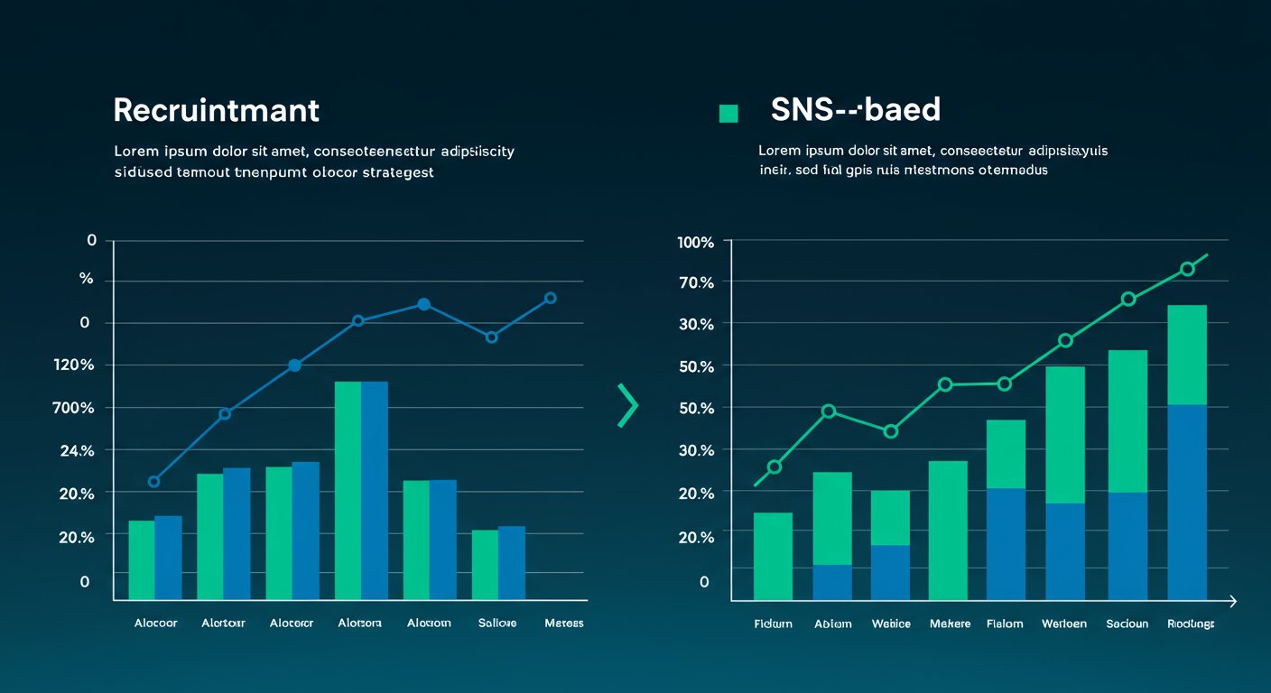 採用コスト最適化のグラフイメージ
